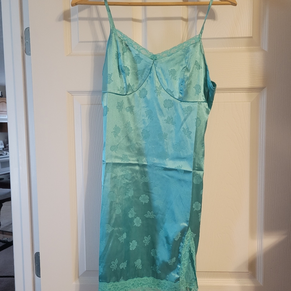 Teal summer dress